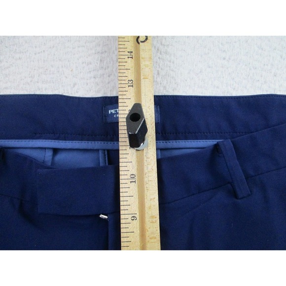 Peter Millar Pants Mens 38x30 Navy Blue Crown Crafted Performance Stretch Golf Chinos & Khakis
